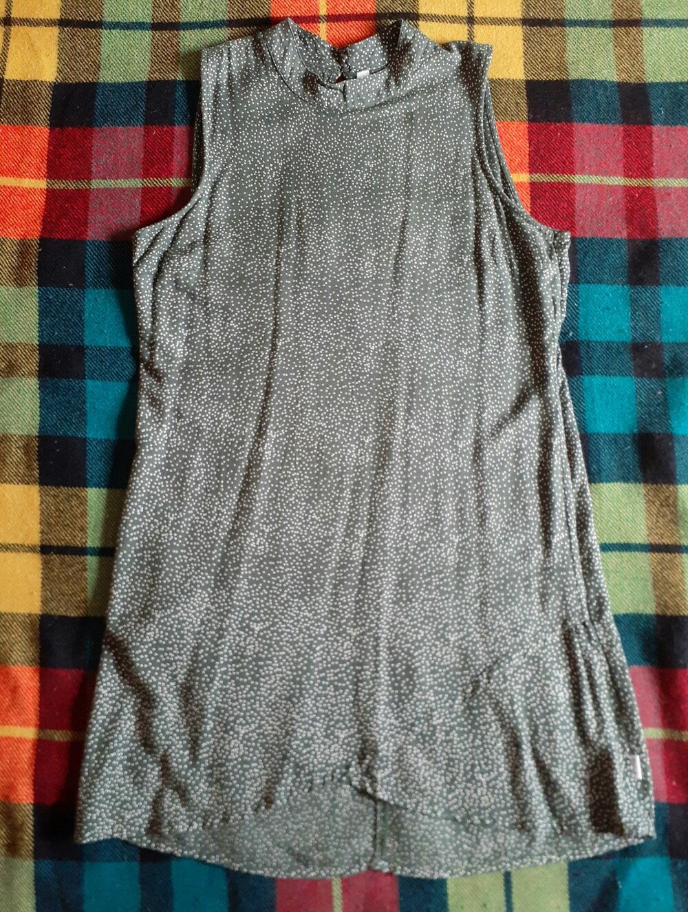 RVCA Green Speckled Dress